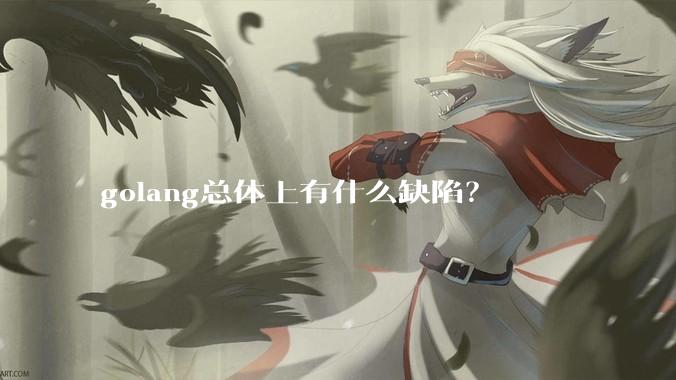 golang总体上有什么缺陷？