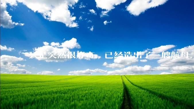 只是突然很好奇，已经造出了三艘航母，为何不能按照这样的模板，批量建造航母呢?