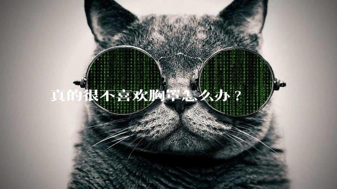真的很不喜欢胸罩怎么办?