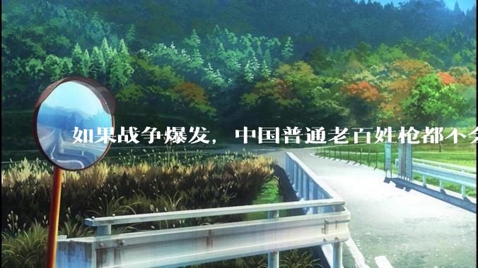 如果战争爆发，中国普通老百姓枪都不会打该怎样自卫？