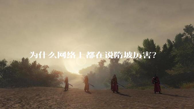 为什么网络上都在说隋坡厉害？