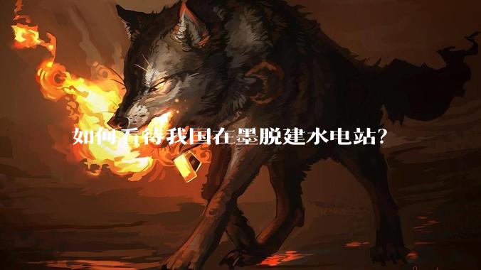 如何看待我国在墨脱建水电站？