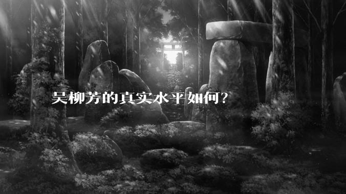 吴柳芳的真实水平如何？