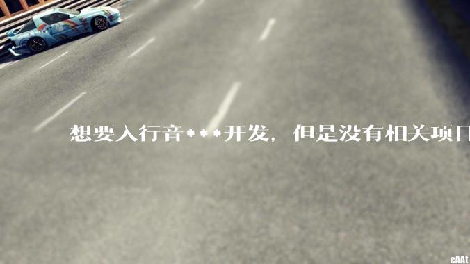 想要入行音***开发，但是没有相关项目经验怎么办？