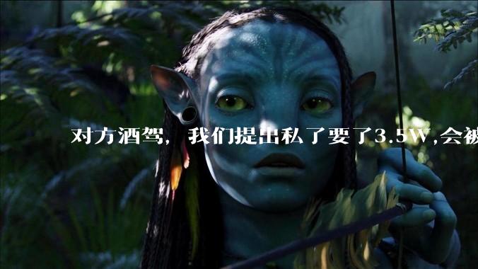 对方酒驾，我们提出私了要了3.5W,会被认为敲诈勒索吗？